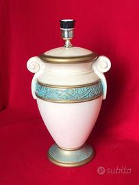 lampada base in ceramica vintage stile classico