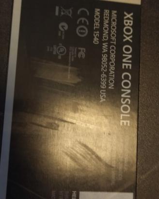 Xbox One con due giochi 