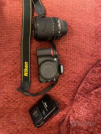 Nikon D3100+ obiettivo NIKKOR 18-105mm