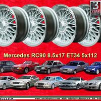 4 pz cerchi Mercedes RC90 8.5x17 ET34 5x112