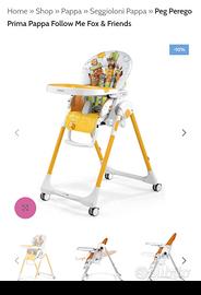 SEGGIOLINO PRIMA PAPPA SUPER RECLINABILE 