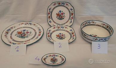 VINTAGE COPELAND SPODE PIATTI, VASCHETTA