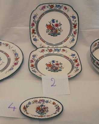 VINTAGE COPELAND SPODE PIATTI, VASCHETTA