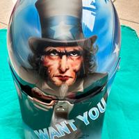 Casco Shoei Jet cross aerografato anni ‘80