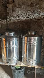 Contenitore serbatoio Belvivere  acciaio inox 100L