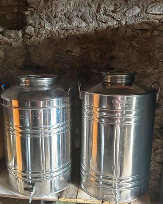 Contenitore serbatoio Belvivere  acciaio inox 100L