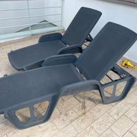 Sdraio da Giardino Regolabile con braccioli