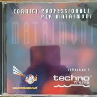 cd  fotografico cornici foto di matrimonio