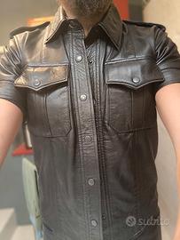 camicia pelle bockle taglia M
