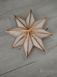 Plafoniera placcata ora