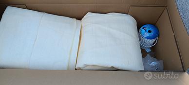 telo per ombraio colore giallo chiaro 