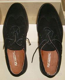 scarpe uomo tg 42 marca FULL STEAM scamosciate ner