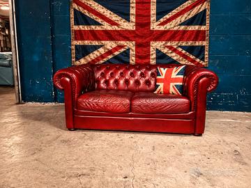 Divano club Chester Chesterfield bordeaux inglese 
