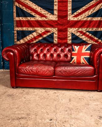 Divano club Chester Chesterfield bordeaux inglese 