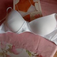 Elegante Reggiseno Imbottito Bianco 