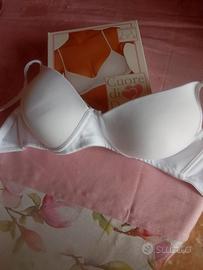 Elegante Reggiseno Imbottito Bianco 