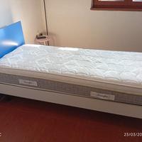 Struttura letto singolo + materasso Eminflex 