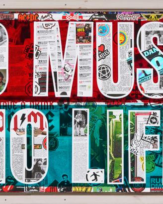 NO MUSIC NO LIVE  Opera originale