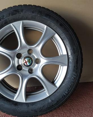 Cerchi in lega + gomme invernali per Alfa Giuliett