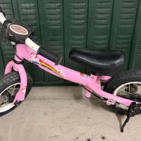 Bici senza pedali da bambina