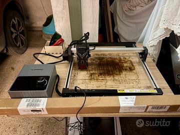 Laser Atomstack Swift 12w 600x300 con air assist