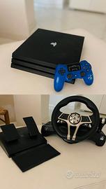 PS4 pro 1TB con volante
