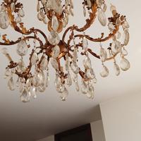 Lampadario cristalli Boemia