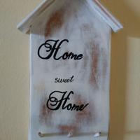 targa in legno home appendi presine porta chiave