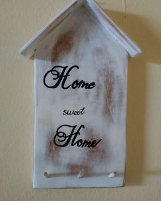 targa in legno home appendi presine porta chiave