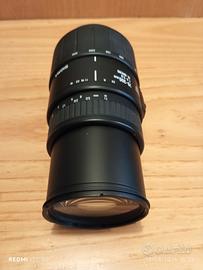 Teleobiettivo Sigma 70-300 DL Macro attacco Pentax
