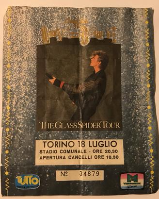 DAVID BOWIE o BIGLIETTO CONCERTO