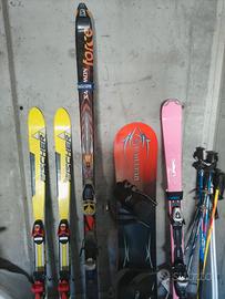 sci e snowboard 