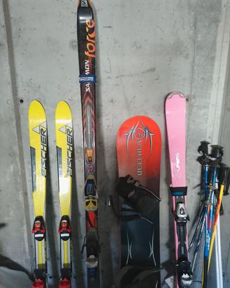 sci e snowboard 