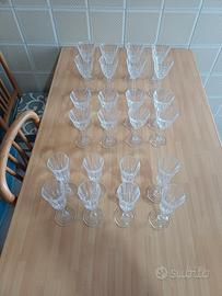 Set completo 24 calici mai usati