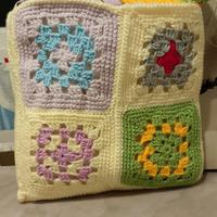 Borsa in lana fatta a mano ( portafoglio incluso )