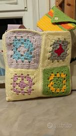 Borsa in lana fatta a mano ( portafoglio incluso )