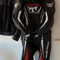 Tuta moto divisibile