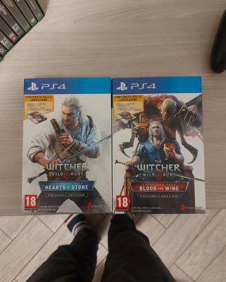 DLC The witcher 3 Ps4 heart stone e blood and wine