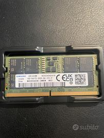 Samsung memoria Ram 16Gb DDR5 SODIMM PC5