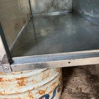 Trasportino cani in acciaio inox