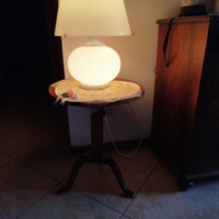 Lampada anni 60 70 in vetro di murano