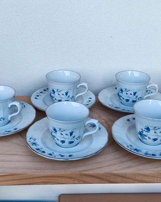 Servizio da caffè in porcellana Royal Tognana anni