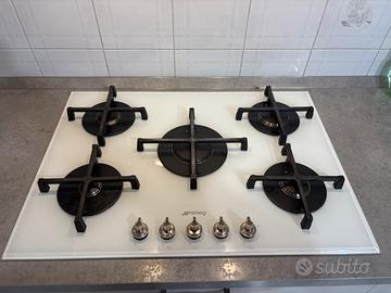 Piano cottura a gas smeg