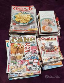 SET 57  libri e riviste dolci e cucina