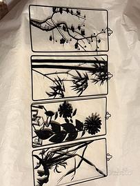 Decorazioni muro vintage new in box Cina 70/80