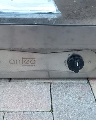 Fry Top Antea 500. Piastra BBQ a gas.
