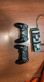 2 joystick originali e caricatore ps4 