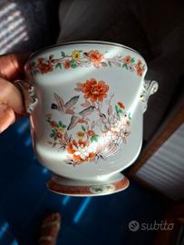 vaso dipinto a mano numerato