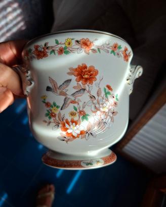 vaso dipinto a mano numerato