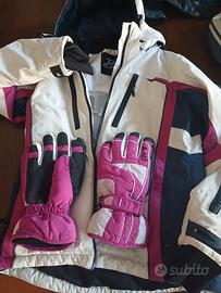 Giacca e guanti sci donna taglia 40